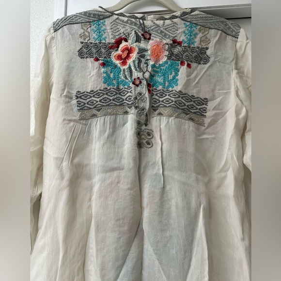Johnny Was Embroidered Top Size S - Picture 3 of 4